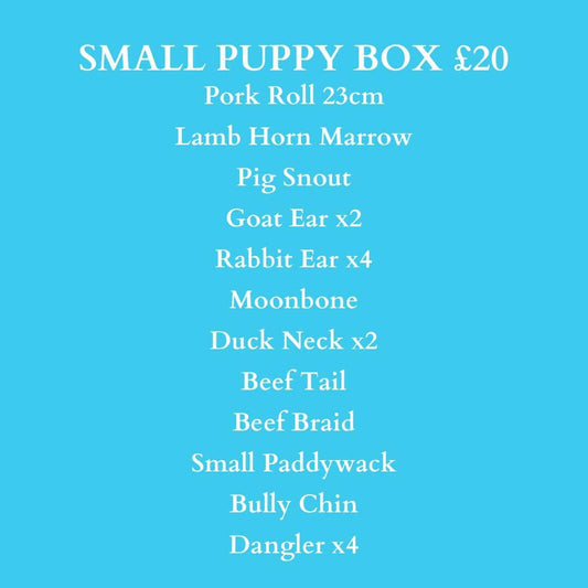 Small Puppy Box - Monty & Mabel's